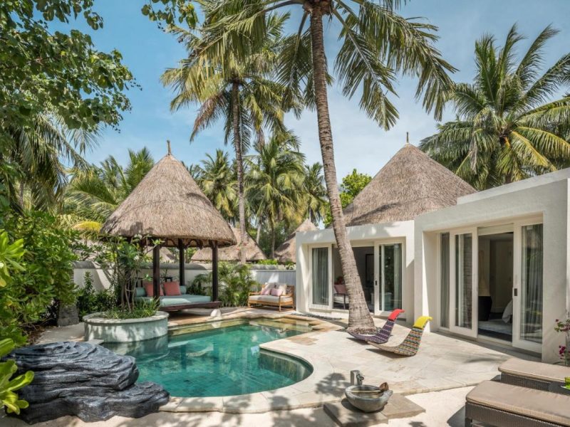 Two Bedroom Beach Pavilion With Pool – Room Rate inclusive of breakfast for 4 adults – Four Seasons Resort Maldives at Kuda Huraa