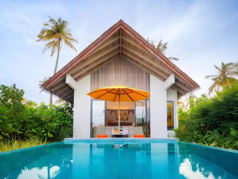 Gold Beach Private Pool Villa – Hard Rock Hotel Maldives
