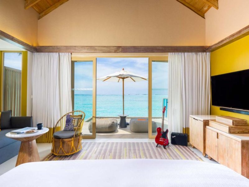 Platinum Overwater Villa – King Bed – Hard Rock Hotel Maldives