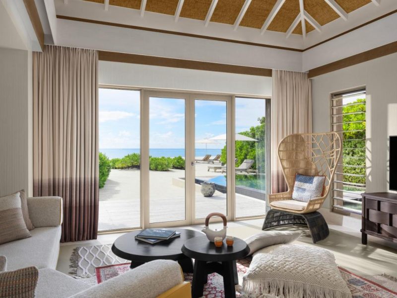 One Bedroom Sunset Beach Pool Villa – Kids Stay, Play, and Eat Free with Complimentary Club Benefits – InterContinental Maldives Maamunagau Resort