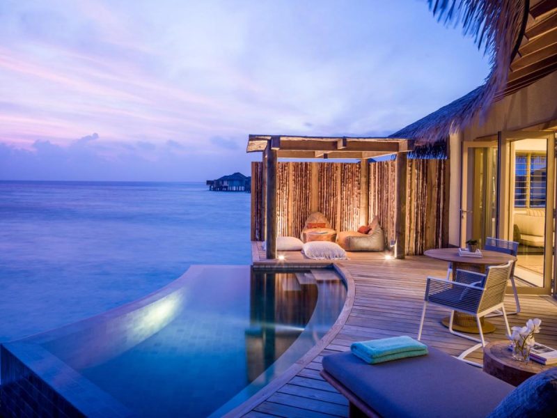 Sunset Overwater Pool Villa – Kids Stay, Play, and Eat Free with Complimentary Club Benefits – InterContinental Maldives Maamunagau Resort
