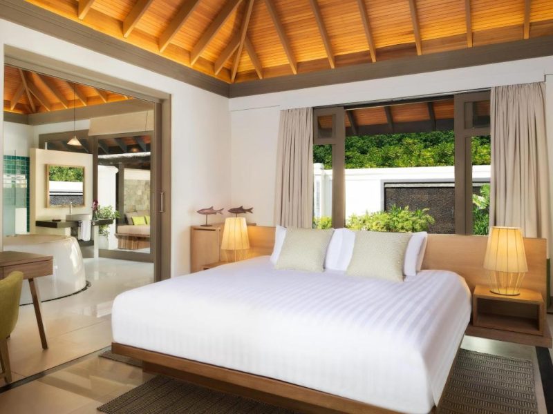Deluxe Beach Villa with Private Pool I Personal Butler & Private Beach Access I Kids Club Access I Group Yoga Session I Non-Motorized Water Sports including Snorkeling Gear – JA Manafaru Maldives