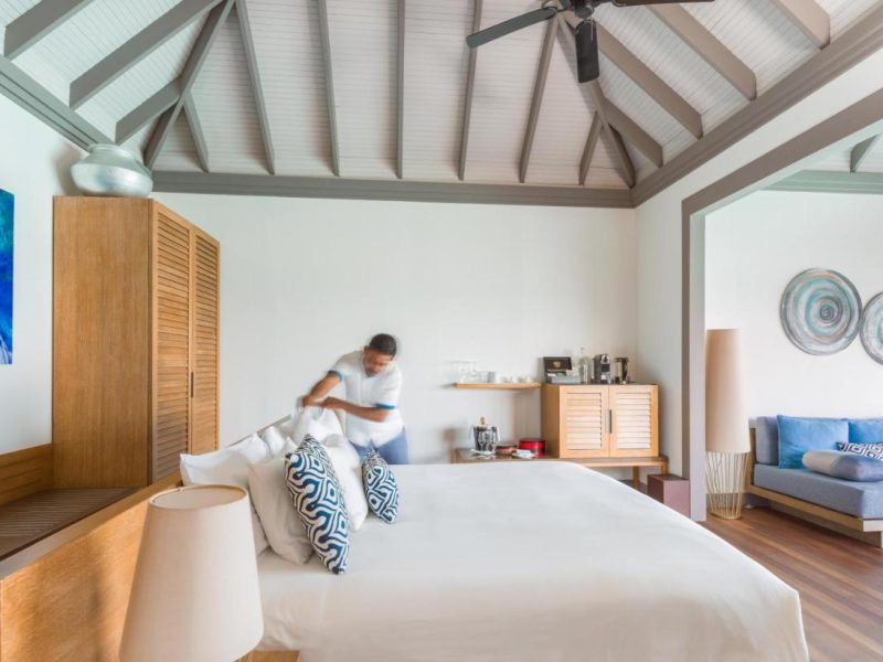 Sunrise Water Villa with Private Pool I Personal Butler & Direct Sea Access I Kids Club Access I Group Yoga Session I Non-Motorized Water Sports including Snorkeling Gear – JA Manafaru Maldives