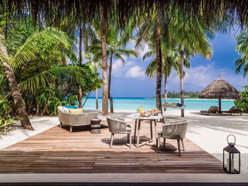 Beach Villa Two Queen Beds – One&Only Reethi Rah Maldives