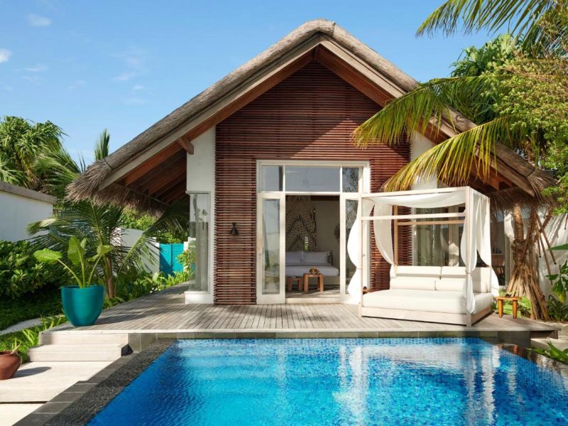 Sunrise Deluxe Beach Villa With Pool – Sirru Fen Fushi Private Lagoon Resort