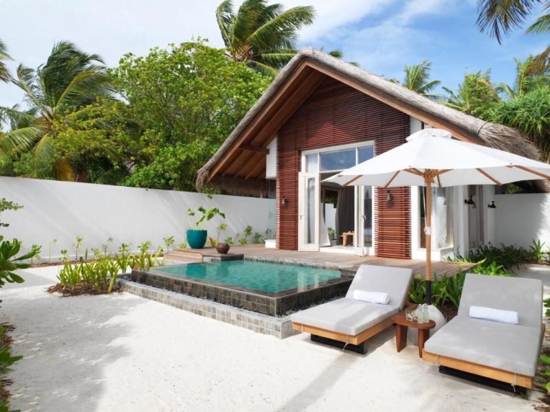 Sunset Beach Villa With Pool – Sirru Fen Fushi Private Lagoon Resort