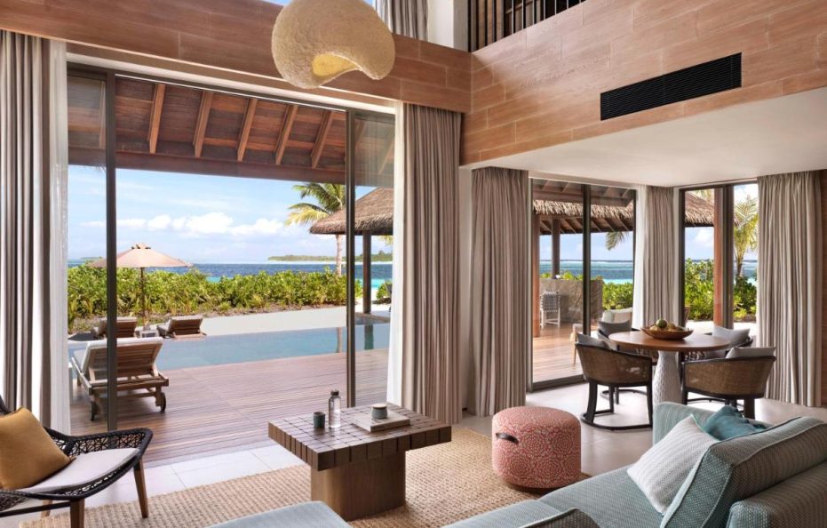 Family Beach Retreat with Pool – Six Senses Kanuhura