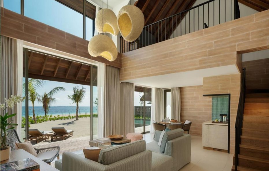 Family Beach Retreat with Pool – Six Senses Kanuhura