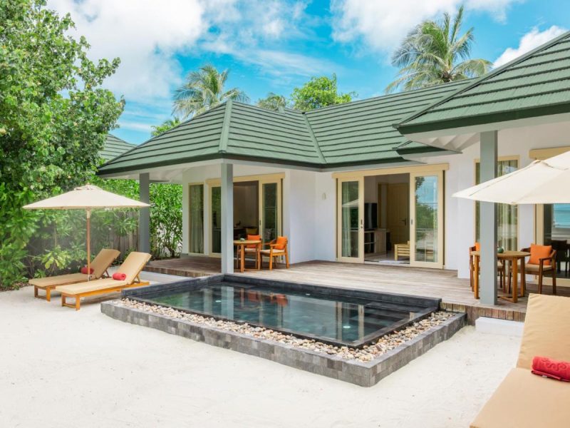 Two Bedroom Pool Beach Villa – Free shared seaplane for 2 guests, minimum 7-night stay – Siyam World Maldives