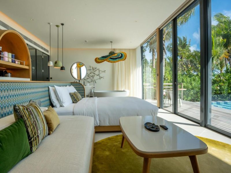 Family Beach Pool Villa with Capsule – SO/ Maldives