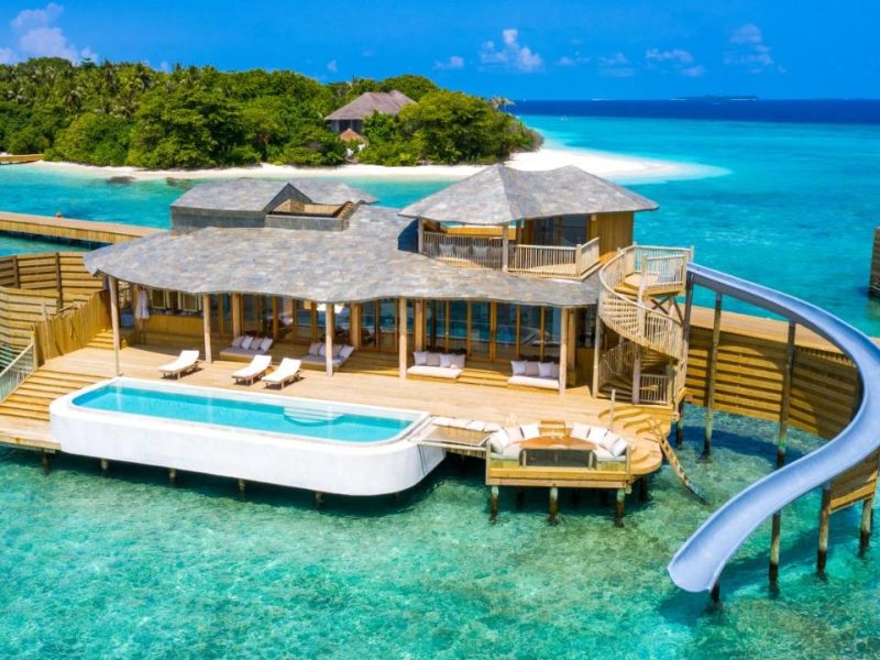 1 Bedroom Water Retreat with Slide – Soneva Fushi